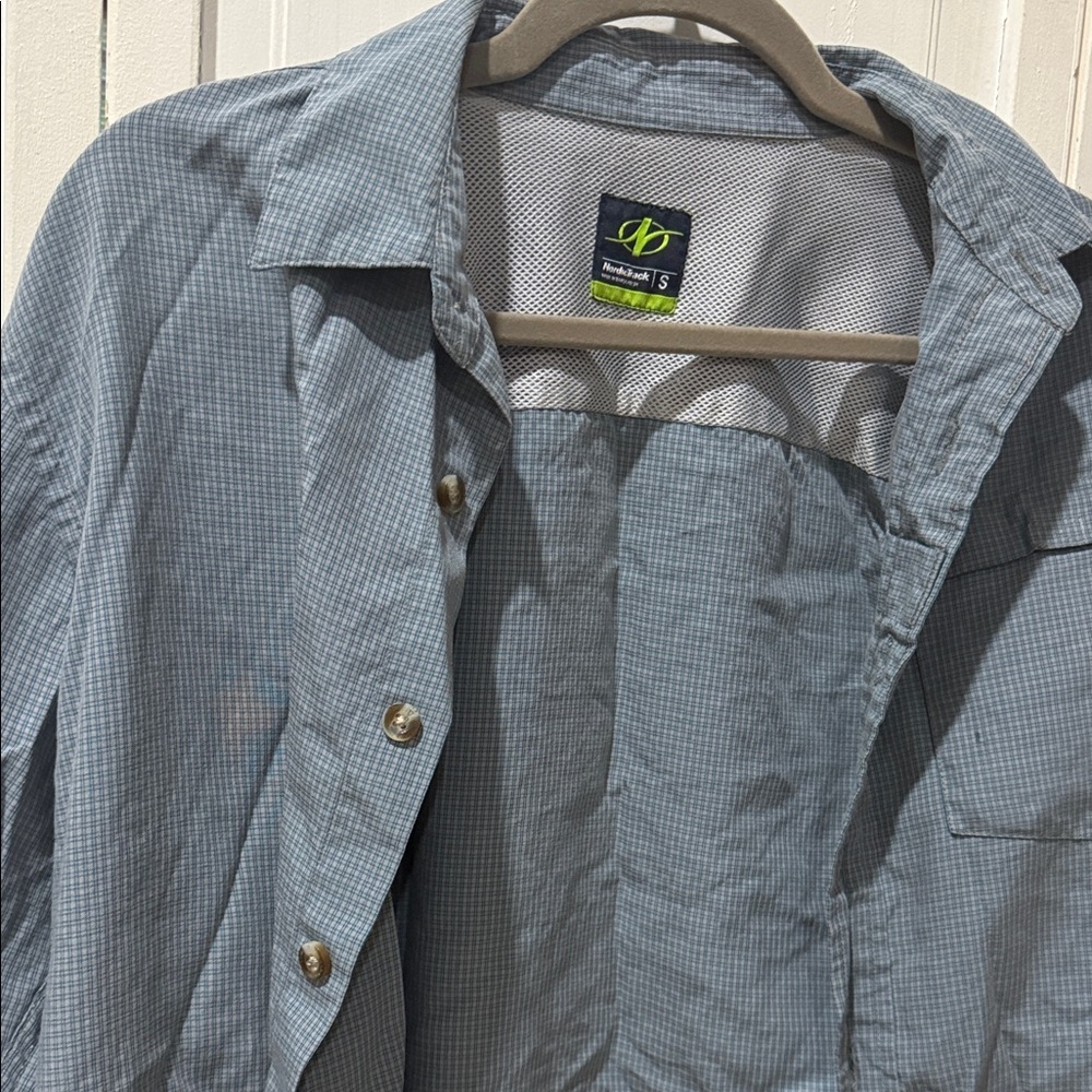Men's Lightweight Blue Shirt Jacket - Outdoor Performance - Picture 2 of 6